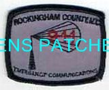 NORTH CAROLINA,A,ROCKINGHAM COUNTY SHERIFF EMERGENCY COMMUNICATIONS HAT PATCH 1